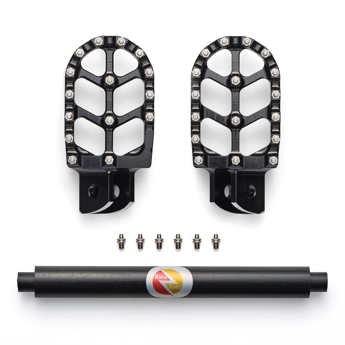 Foot Peg and Brace Bundle - Black