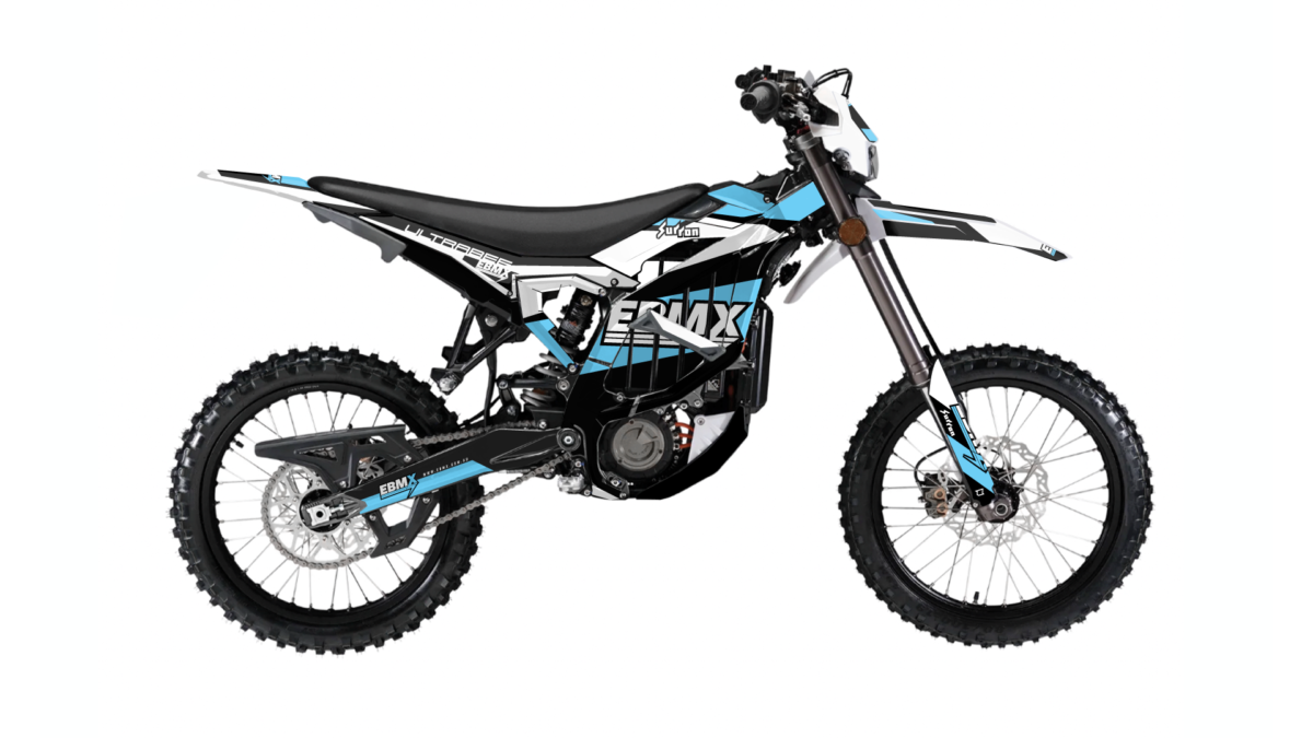 Ultra Bee Blue White Decal
