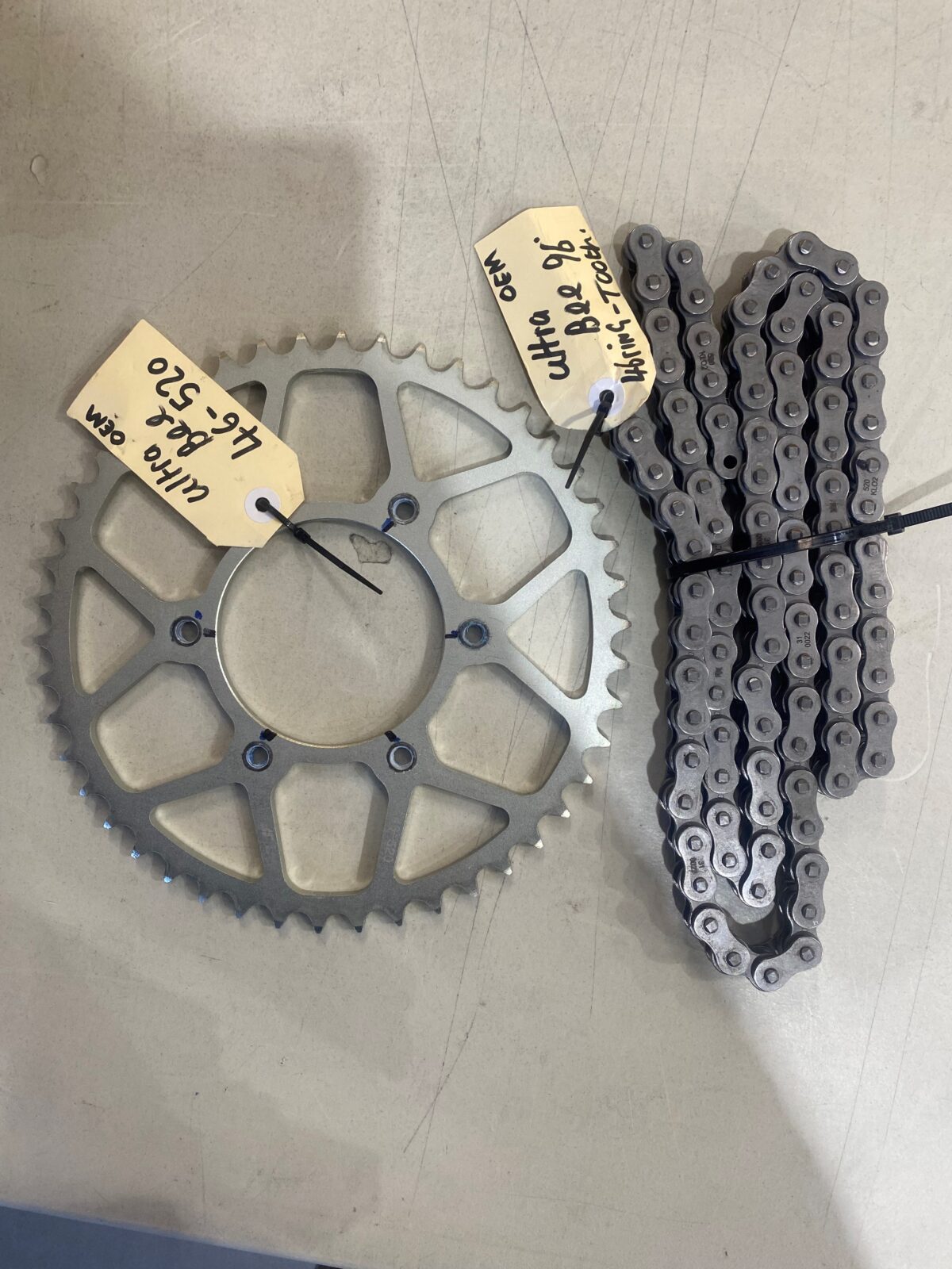 Ultra Bee OEM 46T Sprocket and Chain